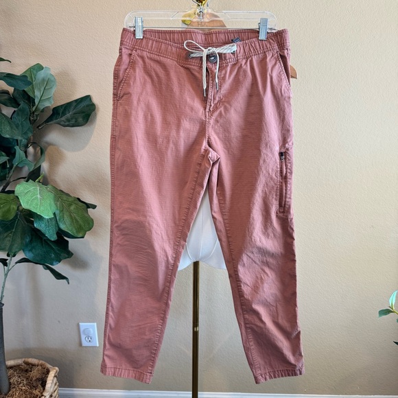 Vuori Women's Medium Ripstop Climber Pants Terracotta Pink Hiking Travel VW401 - Picture 2 of 14